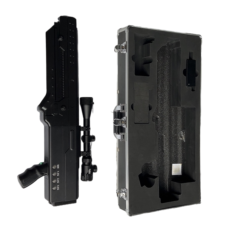  黔南手持便携式枪型低空防御反制四通道A型